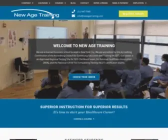 Newagetraining.com(New Age Training) Screenshot