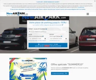 Newairpark.com(Parking proche Aéroport Bâle) Screenshot