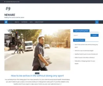 Newairz.com(Making the world a better place) Screenshot