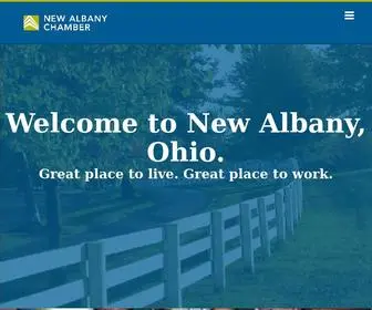 Newalbanychamber.com(New Albany Chamber of Commerce) Screenshot