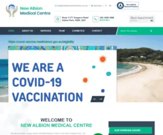 Newalbionmedicalcentre.com.au(New Albion Medical Centre) Screenshot