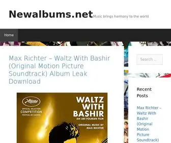 Newalbums.net(Music brings harmony to the world) Screenshot