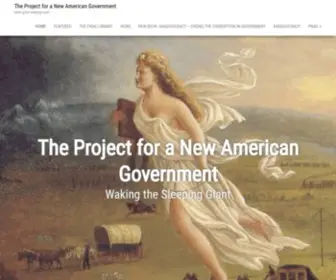 Newamericangovernment.org(WordPress) Screenshot