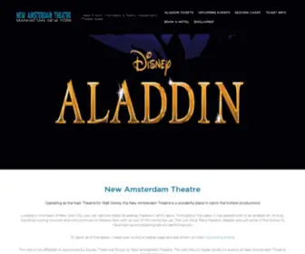 Newamsterdamtheatre.org(New Amsterdam Theatre) Screenshot