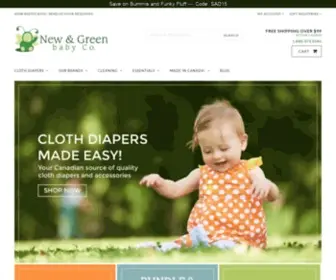 Newandgreen.com(New and Green Baby Co) Screenshot