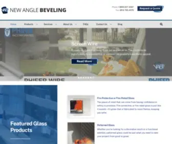 Newanglebeveling.com(New Angle Beveling) Screenshot