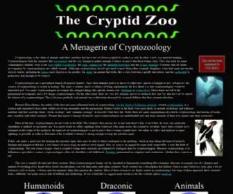 Newanimal.org(Cryptozoology) Screenshot