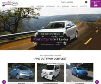 Newanjithrentacar.com(Newanjith Rent a Car) Screenshot