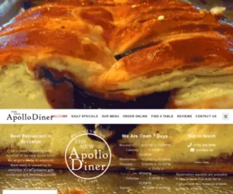 Newapollodiner.com(New Apollo Diner The Best Restaurant In Brooklyn NY) Screenshot