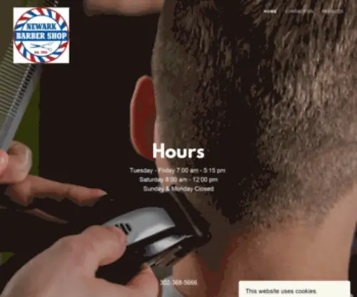 Newarkbarbershop.com(Newark Barber Shop) Screenshot