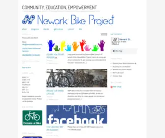 Newarkbikeproject.org(Community, Education, Empowerment) Screenshot