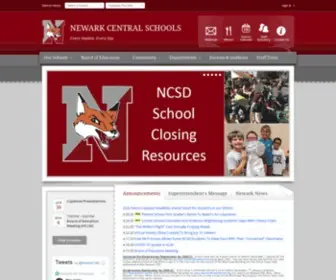 Newarkcsd.org(Newark Central Schools) Screenshot