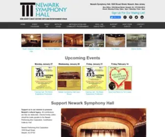 Newarksymphonyhall.org(Community Inspiration & Entertainment) Screenshot