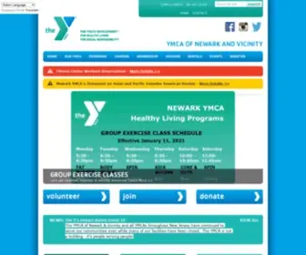 Newarkymca.org(YMCA OF NEWARK AND VICINITY) Screenshot