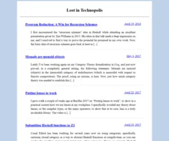 Newartisans.com(Lost in Technopolis) Screenshot