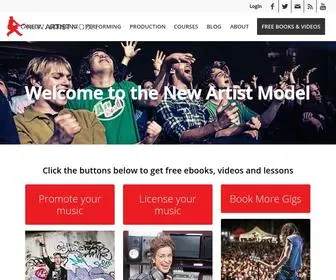 Newartistmodel.com(New Artist Model) Screenshot