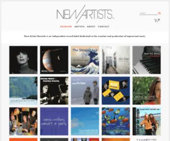 Newartistsrecords.com(New Artists Records) Screenshot