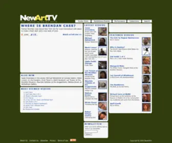 Newarttv.com(Contemporary Art) Screenshot