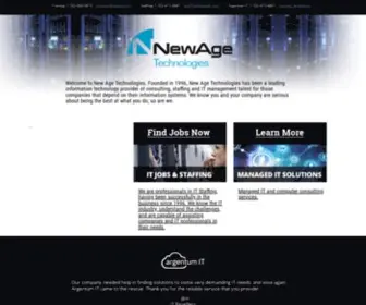 Newat.com(New Age Technologies) Screenshot