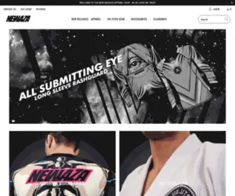 Newazaapparel.com(Jiu Jitsu Lifestyle Brand) Screenshot