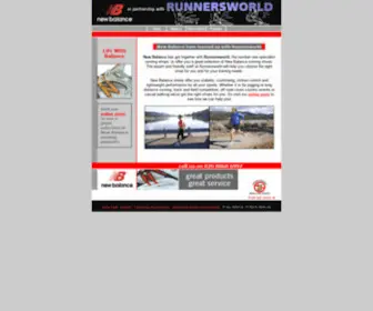 Newbalance-Running.com(New Balance) Screenshot