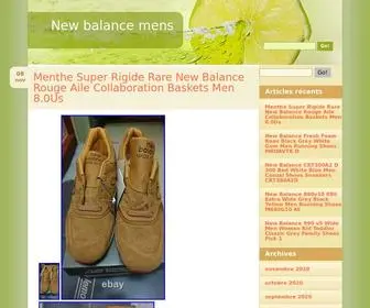 Newbalancemen.com(New balance mens) Screenshot