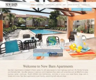 Newbarnapartments.com(New Barn Apartments) Screenshot
