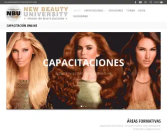 Newbeautyuniversity.com(CAPACITACION ESTETICA) Screenshot