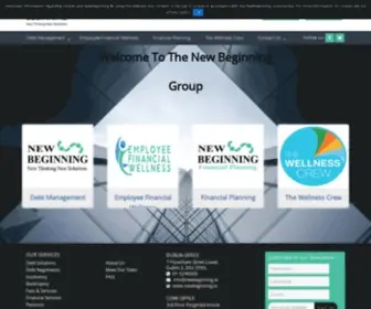 Newbeginning.ie(New Beginning) Screenshot