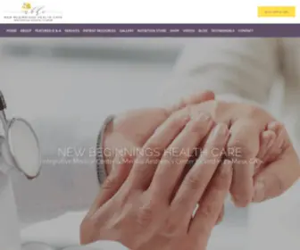 Newbeginningshealthcare.net(New Beginnings Health Care) Screenshot