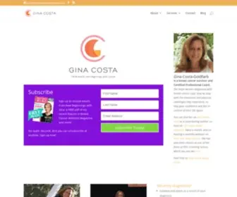 Newbeginningswithgina.com(New Beginnings with Gina) Screenshot
