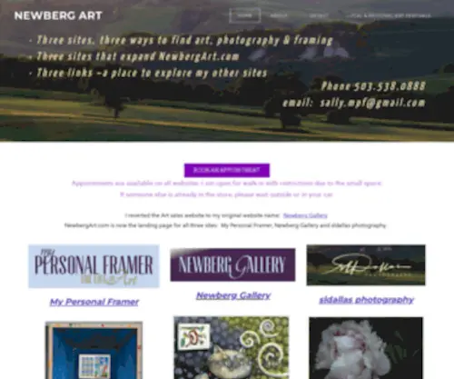Newbergart.com(NEWBERG ART) Screenshot