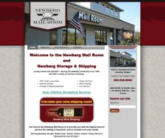 Newbergmailroom.com(Newberg Mail Room) Screenshot