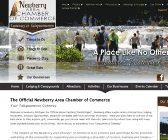 Newberrychamber.net(The Official Newberry Area Chamber of Commerce Website) Screenshot