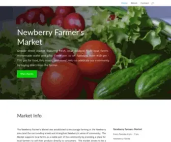 Newberryfarmersmarket.com(Newberry Farmers Market) Screenshot