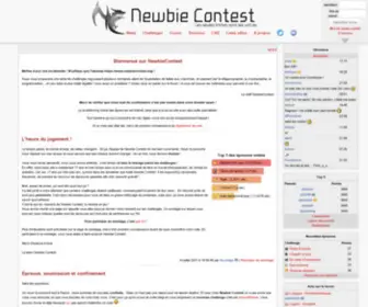 Newbiecontest.org(Challenge informatique francophone) Screenshot