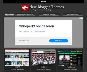 Newbloggerthemes.com(New Blogger Themes) Screenshot