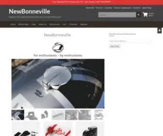Newbonneville.com(Superior Parts and Accessories for your Triumph Motorcycle) Screenshot