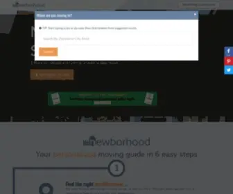 Newborhood.com(Revolutionizing the way you move) Screenshot