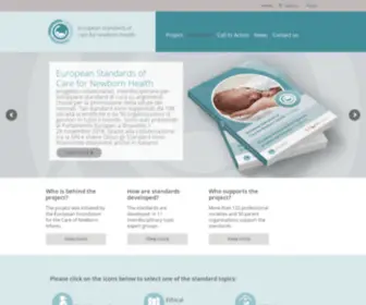 Newborn-Health-Standards.org(European Standards of Care for Newborn Health) Screenshot