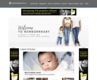 Newbornbaby.com.au(Newbornbaby everything a new mum needs to know) Screenshot