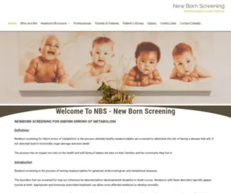 Newbornscreening.co.za(Newborn screening) Screenshot