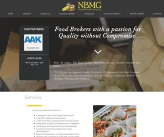 Newbostonmarketing.com(Food Brokers with a passion for Quality and Service. With over 70yrs combined experience NBMG) Screenshot