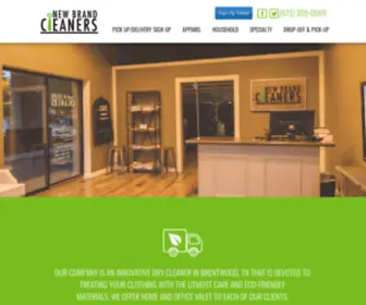 Newbrandcleaners.com(Laundry, Cleaning, and Garment Services) Screenshot