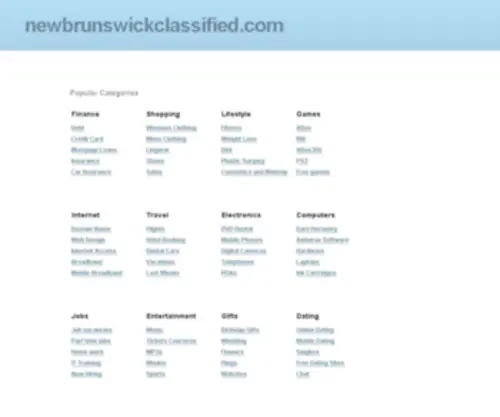 Newbrunswickclassified.com(Post or browse free local community Fredericton) Screenshot