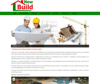 Newbuild.co.za(New Build Construction Company) Screenshot