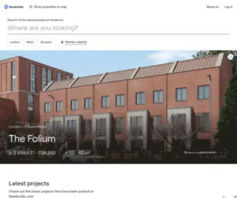 Newbuilds.com(The destination for high quality residential property projects) Screenshot