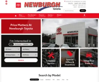 Newburghtoyota.com(Newburgh Toyota Scion) Screenshot