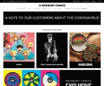 Newburycomics.com(Newbury Comics) Screenshot