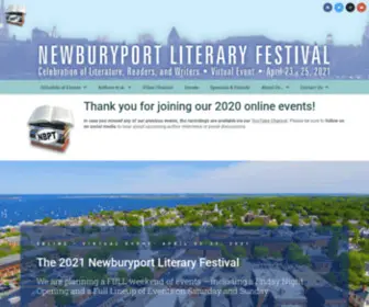 Newburyportliteraryfestival.org(Newburyport Literary Festival) Screenshot